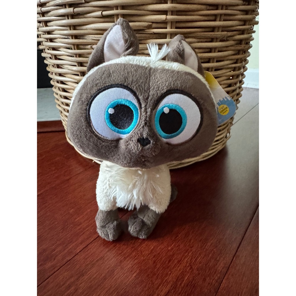 The Secret Life of‎ Pets 2 Siamese Cat Plush Stuffed Animal Illumination 8 inch